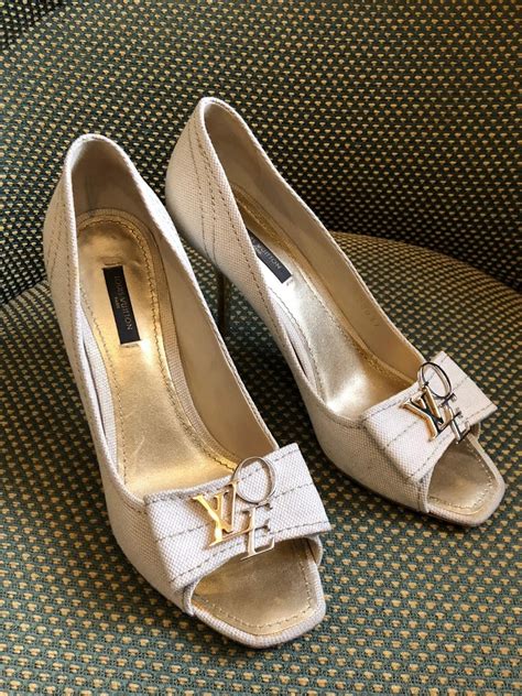 white louis vuitton heels|louis vuitton heels for sale.